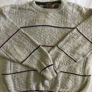 Men’s Authentic Issue Crewneck Sweater Cotton Sz M